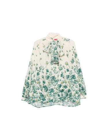 [해외직구] 그란데비타 해외 포 레스트리스 슬리퍼스 여성 SILK BLEND PRINTED 셔츠 CA001043TE00929233