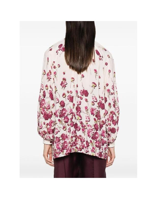 포레스트레스슬리퍼스 [해외직구] 그란데비타 해외 포 레스트리스 슬리퍼스 여성 SILK BLEND PRINTED 셔츠 CA001043TE00929436 착용컷