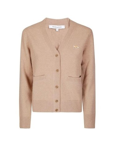[명품] 메종키츠네 베이비 폭스 LAMBSWOOL 박시 가디건 램스울 PW00501KT1006 0054