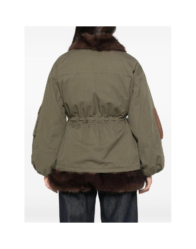 프론트 스트리트8 [해외직구] 그란데비타 해외 FRONT STREET 8 여성 FAUX FUR DETAIL COTTON PARKA COAT 3831600 착용컷