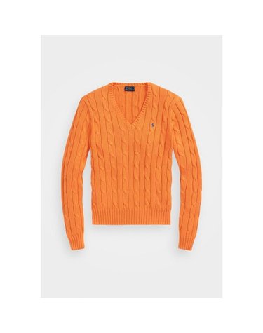 [명품] 라프리마 폴로 랄프 로렌 포니로고 자수 피마코튼 브이넥 니트 211971870010