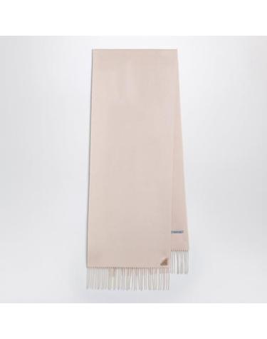 [해외직구] 25FW 프라다 삼각 로고 실크 캐시미어 머플러 1FS0652COP Pink