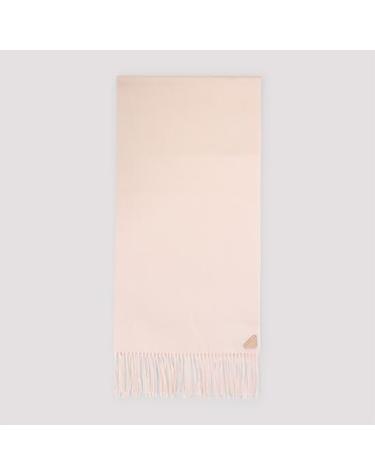 [해외직구] 25FW 프라다 삼각 로고 실크 캐시미어 머플러 1FS0652COP F0ORK PINK