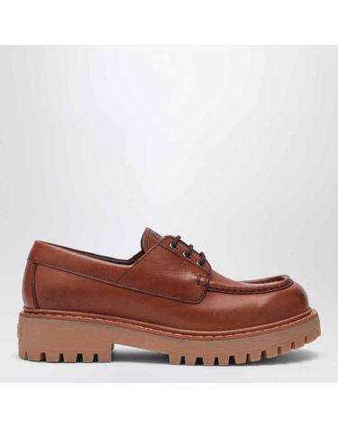 [해외직구] 25FW 프라다 드레스 슈즈 2EE416G000070 Brown