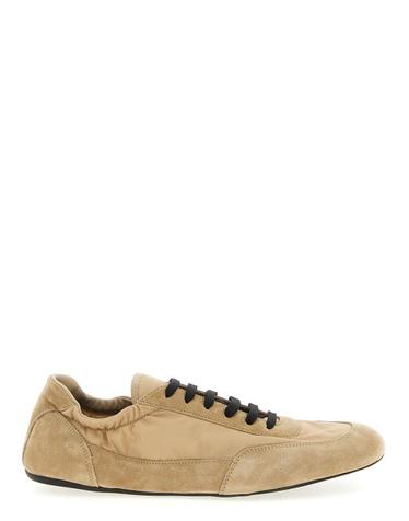 [해외직구] 25FW 프라다 컬랩스 스니커즈 1E959NF005D7CF0040 Beige