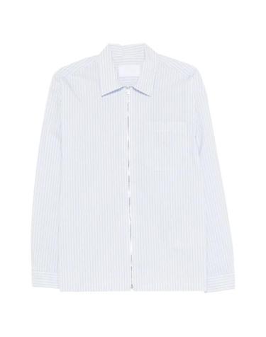 [해외직구] 26SS 프라다 코튼 지퍼셔츠 SC855SOOO 189H F0W81 BIANCO CIELO