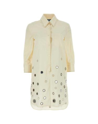 [해외직구] 24FW 프라다 미디 원피스 P3M03RSOOO14I5 F0018 Beige o Tan