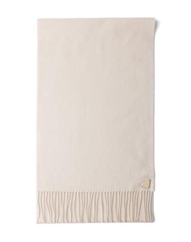[해외직구] 26SS 프라다 삼각 로고 실크 캐시미어 머플러 1FS0652COP F0CHZ BEIGE