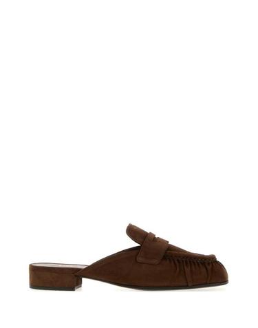 [해외직구] 26SS 프라다 뮬 슬리퍼 1D174OF020008 F0324 Brown