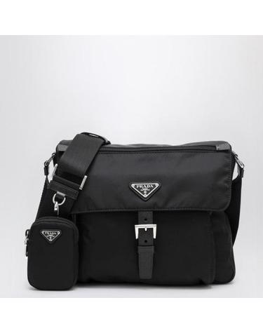 [해외직구] 26FW 프라다 삼각로고 리나일론 버클 숄더백 1BD994B1MRV44 F0002 BLACK