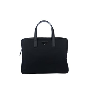 [해외직구] 26FW 프라다 리나일론 앤 사피아노 레더 브리프케이스 2VE368VXOM2DMH F0002
