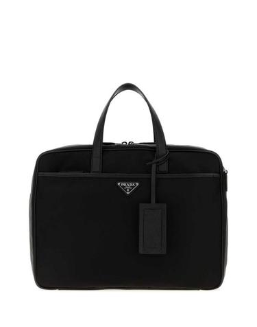 [해외직구] 26FW 프라다 리나일론 브리프케이스 2VE0292DMH F0002 BLACK
