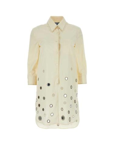 [해외직구] 24FW 프라다 미디 원피스 P3M03RSOOO14I5 F0018 BEIGE