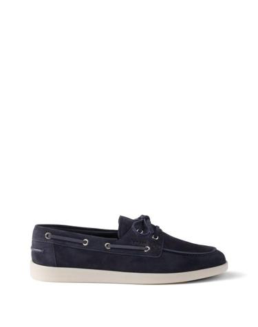 [해외직구] 26SS 프라다 레이스업 보트 슈즈 2EG503103 FG001F0008 NAVY