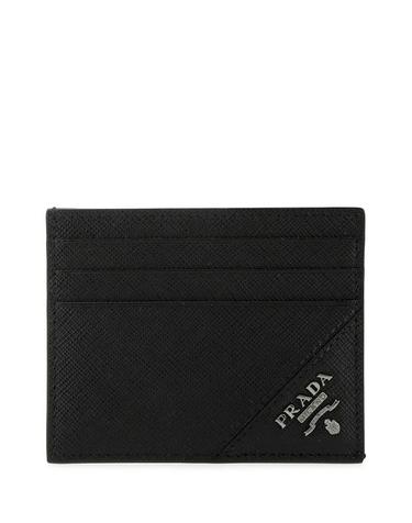 [해외직구] 프라다 사피아노 가죽 카드 홀더 2MC223QME F0002 BLACK