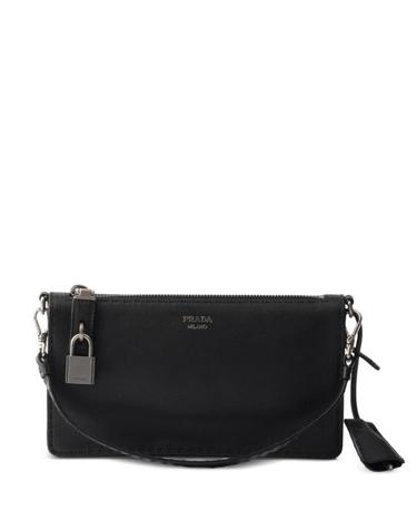 [해외직구] 26FW 프라다 앤틱 레더 파우치 앤틱 레더 파우치 2ZT0982ZQ4 F0002 BLACK