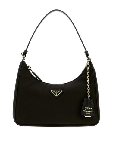 [해외직구] 26FW 프라다 리에디션 2005 리나일론 앤 사피아노 미니 백 1N204PR064 F0632 BLACK