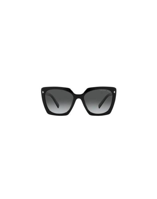 프라다 [해외직구] 프라다 선글라스 PR23ZS 1AB5W1 Black 착용컷
