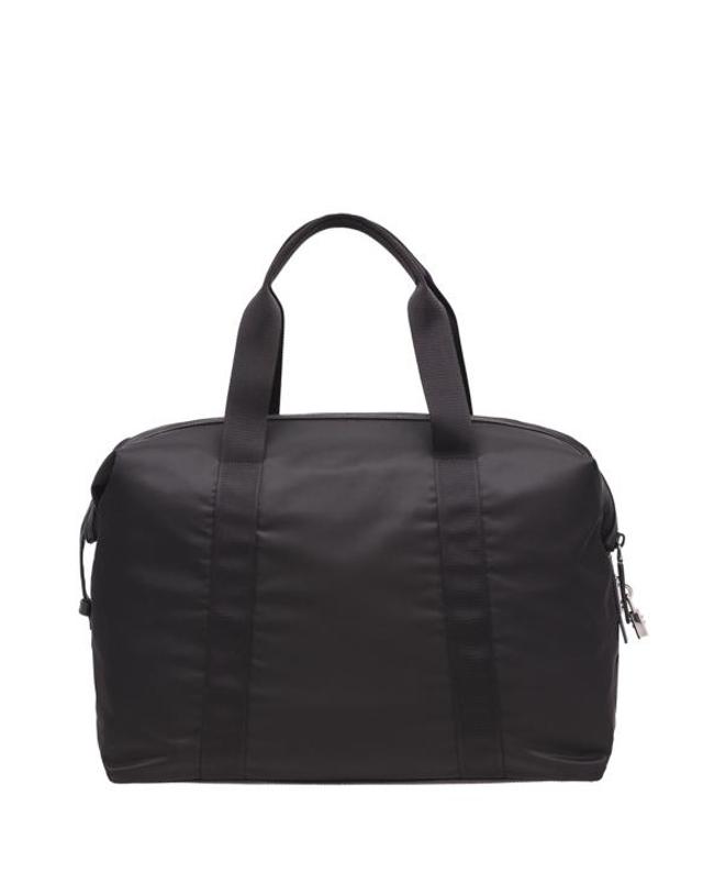 프라다 [해외직구] 26FW 프라다 리나일론 앤 사피아노 보스턴 백 2VC796OOO2DMH F0002 BLACK 착용컷