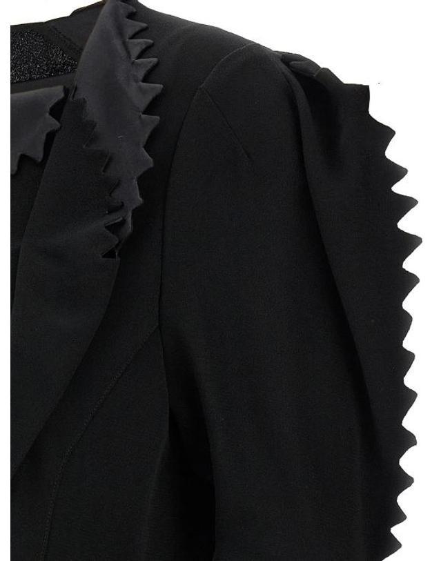 프라다 [해외직구] 25SS 프라다 블라우스 PR309971BM BLACK 착용컷