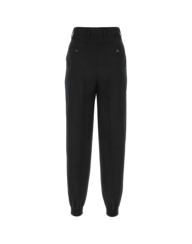 프라다 [해외직구] 24FW 프라다 트레이닝 조거 팬츠 P238GZS221108N F0002 BLACK 착용컷
