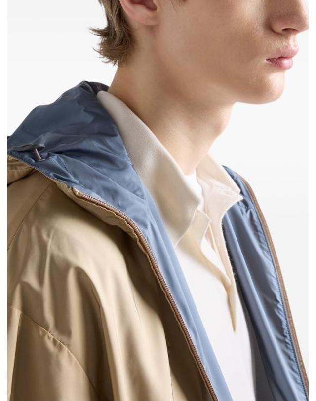 프라다 [해외직구] 26FW 프라다 리버시블 리나일론 자켓 SGD1081WQ9 F05JX CAMELAVAZ 착용컷