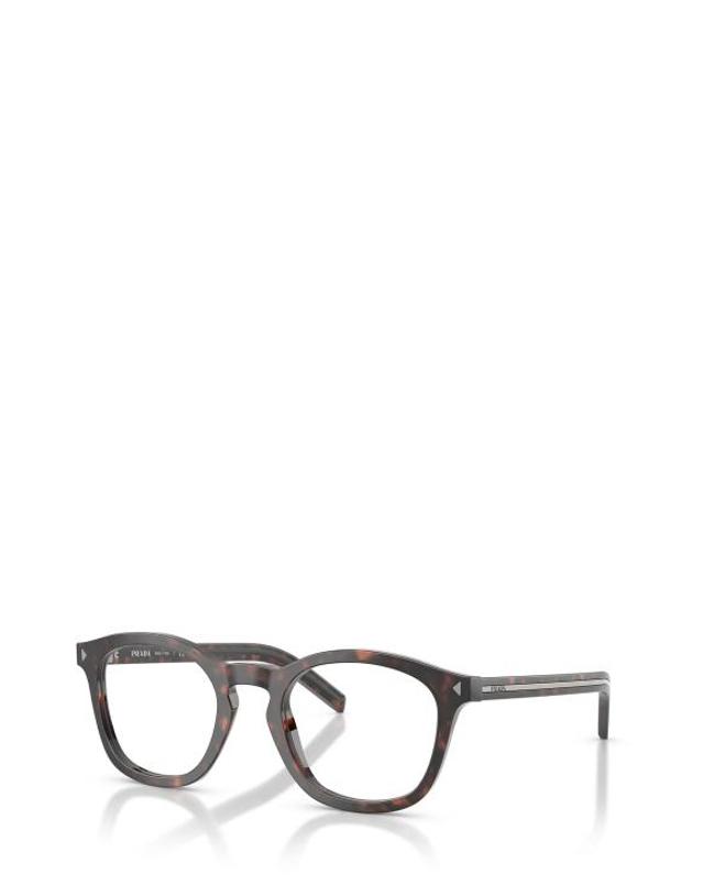 프라다 [해외직구] 25FW 프라다 안경 PR C04V 17N1O1 ROOT TORTOISE 착용컷