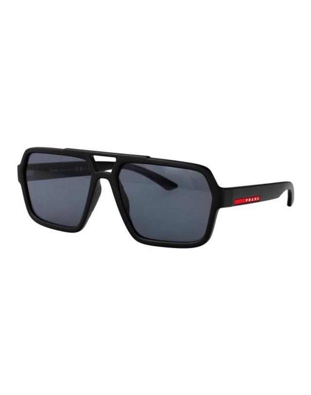 프라다 [해외직구] 25SS 프라다 선글라스 0PS A06S DG002G BLACK RUBBER 착용컷