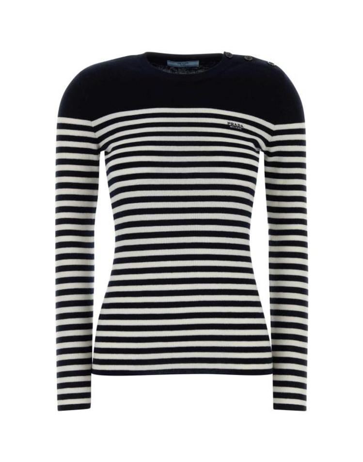 PRADA [해외] 26SS 프라다 스웨터 P24Z2QSOOO19IH F022X NAVY