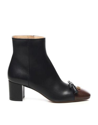 [해외직구] 26FW 발렌티노 가라바니 발레 뒤 루아 키드스킨 레더 앵클 부츠 7W2S0ML4DDTBXV Black