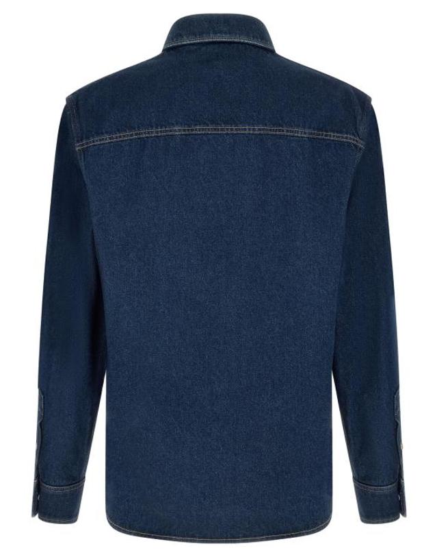 발렌티노 가라바니 [해외직구] 26FW 발렌티노 가라바니 데님 셔츠 VA339005BM BLUE 착용컷