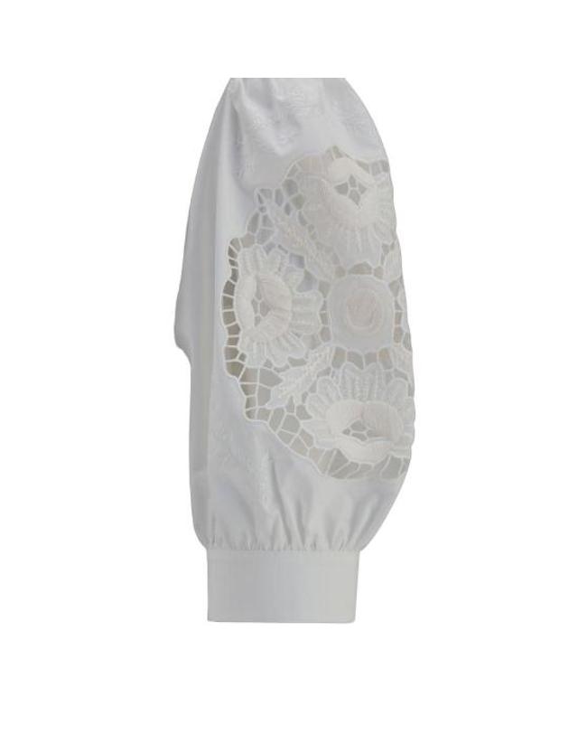 발렌티노 가라바니 [해외직구] 26FW 발렌티노 가라바니 블라우스 VA9B3AA0H65A6001BB WHITE 착용컷