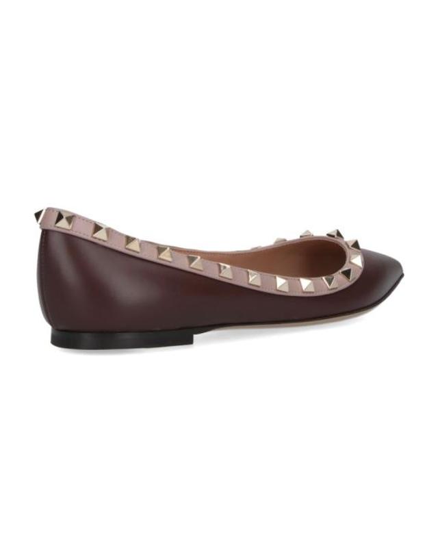 발렌티노 가라바니 [해외직구] 26FW 발렌티노 가라바니 플랫 슈즈 9W2S0403VODCUW Burgundy 착용컷