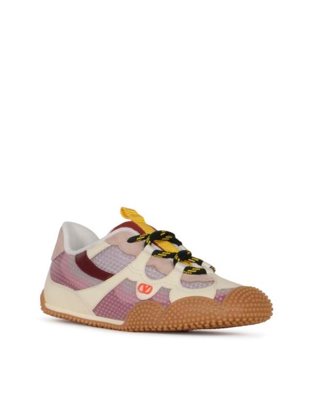 발렌티노 가라바니 [해외직구] 26FW 발렌티노 가라바니 스니커즈 9W2S0NB8XTT 9NV IVOR CE NUD FRA TR ROSE M D 착용컷