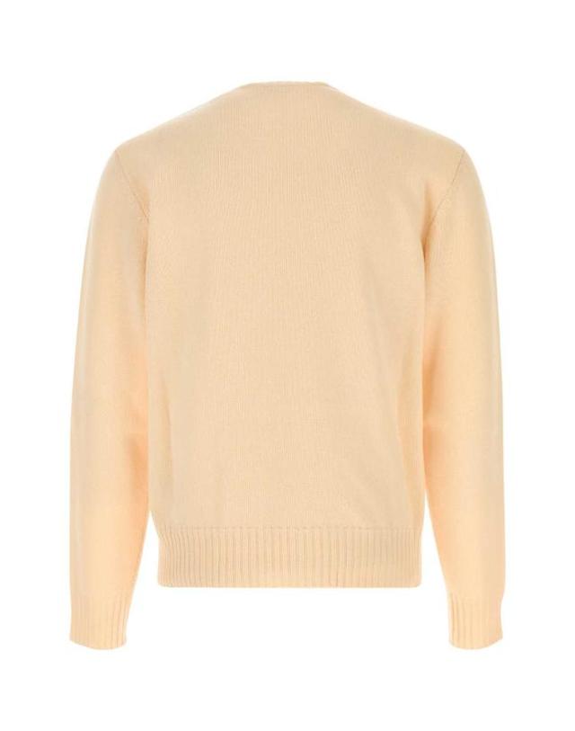 발렌티노 가라바니 [해외직구] 25SS 발렌티노 가라바니 스웨터 6V3KC33LAR8 581 BEIGE 착용컷