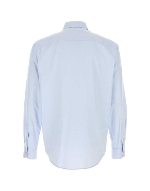 발렌티노 가라바니 [해외직구] 26FW 발렌티노 가라바니 긴팔 셔츠 9V0ABSB2BH1 C1A Light Blue 착용컷