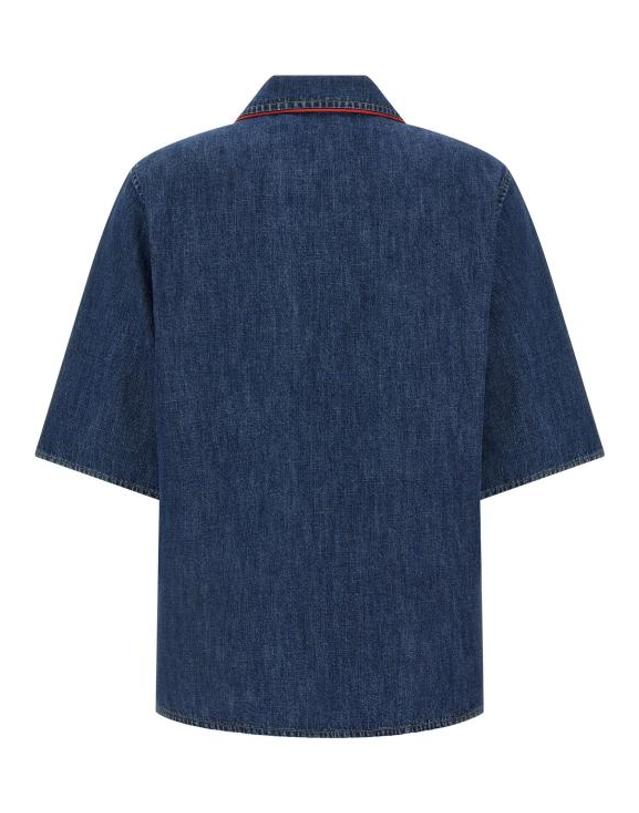 발렌티노 가라바니 [해외직구] 26FW 발렌티노 가라바니 셔츠 VA344362BM BLUE 착용컷