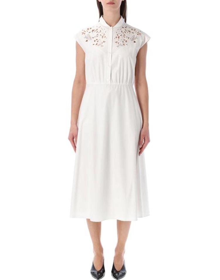 VALENTINO GARAVANI [해외직구] 26SS 발렌티노 가라바니 롱 원피스 8B3VAJR59VN 0BO Bianco