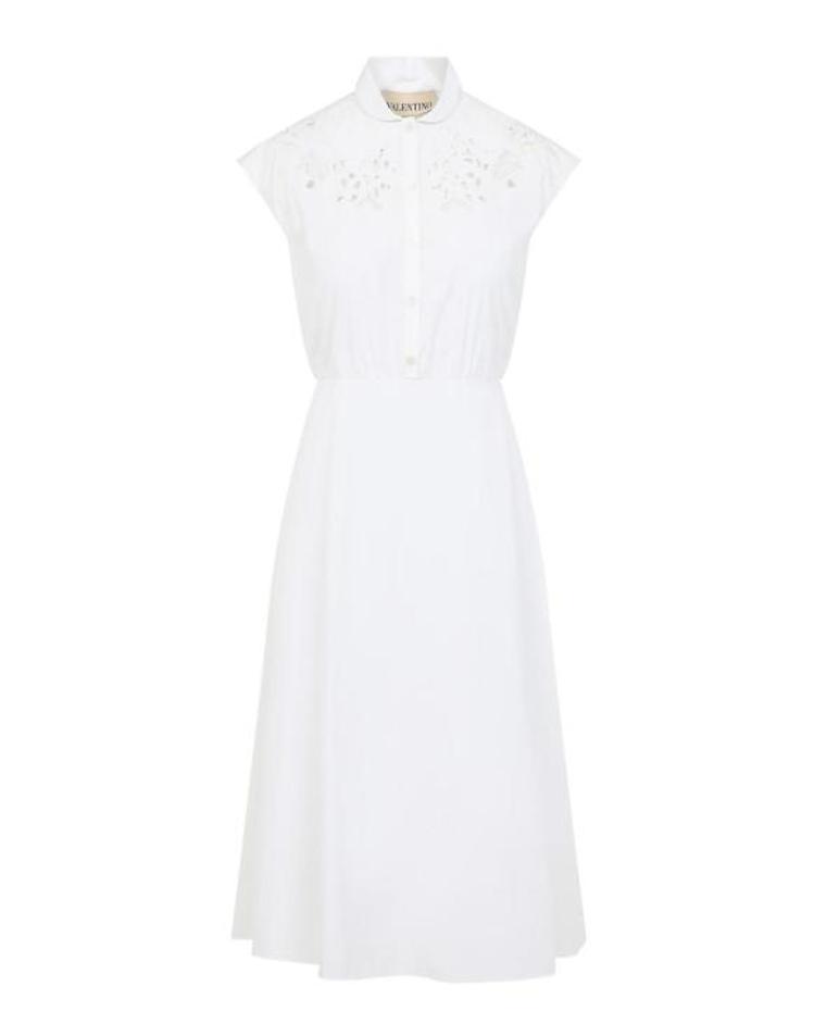 VALENTINO GARAVANI [해외직구] 26SS 발렌티노 가라바니 미디 원피스 8B3VAJR59VN0BO White