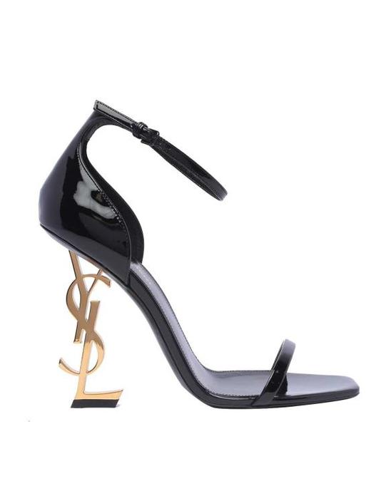 [해외직구] 26FW 생로랑 오피움 샌들 페이턴트 5576621TV1A1000 Black