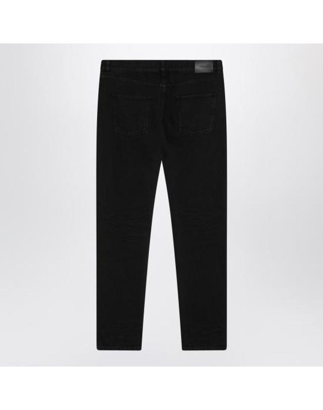 생로랑 [해외직구] 25SS 생로랑 데님 팬츠 800332Y16PG Black 착용컷