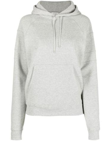 [해외직구] 23FW 생로랑 후드 티셔츠 728319Y37GY1403 GRIS CHINE