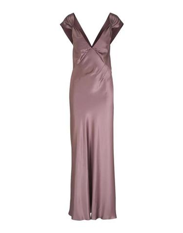 [해외직구] 24FW 생로랑 롱 원피스 797615Y001W6762 Beige