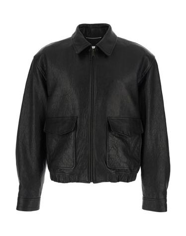 [해외직구] 26SS 생로랑 버블 램스킨 쇼트 재킷 859948YCNF21000 Black