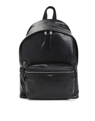 [해외직구] 26FW 생로랑 CITY 시티 클래식 로고 백팩 534967AAE8M1000 BLACK