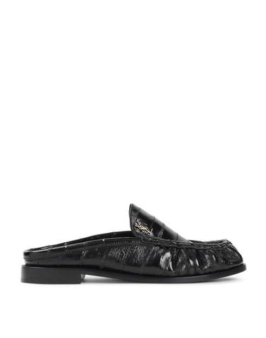 [해외직구] 26FW 생로랑 뮬 슬리퍼 8697420WXAF1000 Black