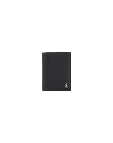 [해외직구] 26FW 생로랑 타이니 카산드라 크레딧 카드 월렛 그레인드 레더 847958AAELP 1000 BLACK