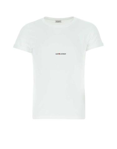 [해외직구] 26SS 생로랑 리브 고쉬 티셔츠 464572YB2DQ 9000 WHITE
