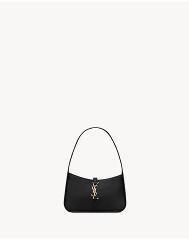 [해외직구] 25FW 생로랑 LE 5 A 7 미니 호보백 ULT 007812 NOIR TU BLACK