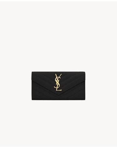 [해외직구] 26SS 생로랑 지갑 ULT 008957 NOIR TU BLACK